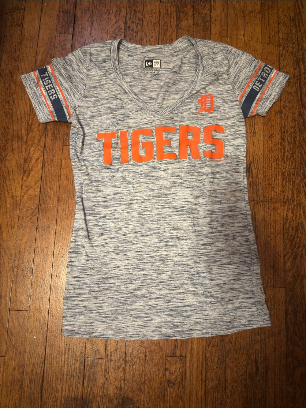 New Era Gray Heather Women's Detroit Tigers Tee